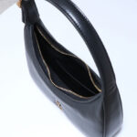Saint Laurent Calypso Mini Hobo In Plunged Lambskin 791484 Black